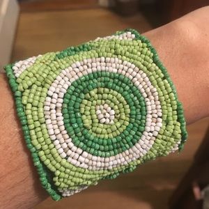 Toko beaded cuff bracelet